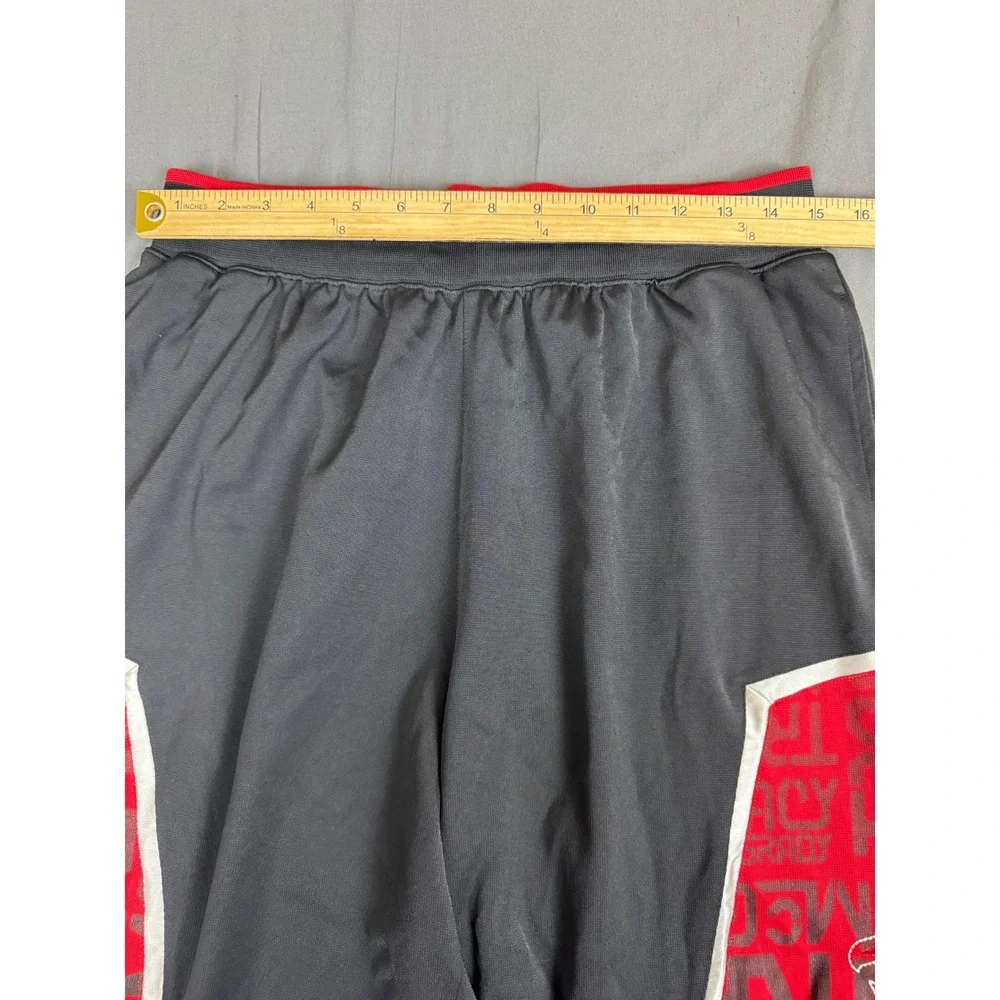 Adidas T-MAC Tracy McGrady Y2K Basketball Shorts Black Red Graphic Mens L 2006